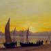 Boats Ashore at Sunset